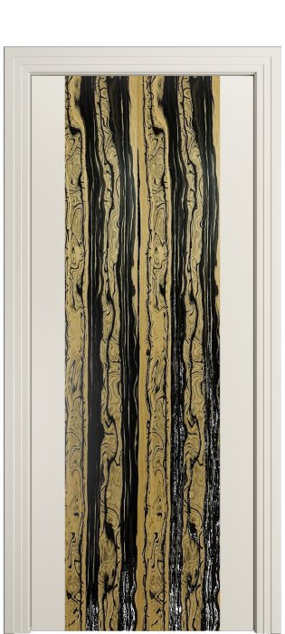 Дверь межкомнатная Порта Алекс КАНТРИ 1 Бежевый вставка Эспрессо эмаль