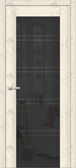 Дверь межкомнатная ЗОДЧИЙ ИТАЛЬЯНО 6 ПО Сандал белый