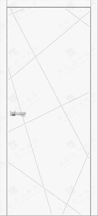 Дверь межкомнатная ЗОДЧИЙ АВЕНЮ 61 ПГ Шагрень белая