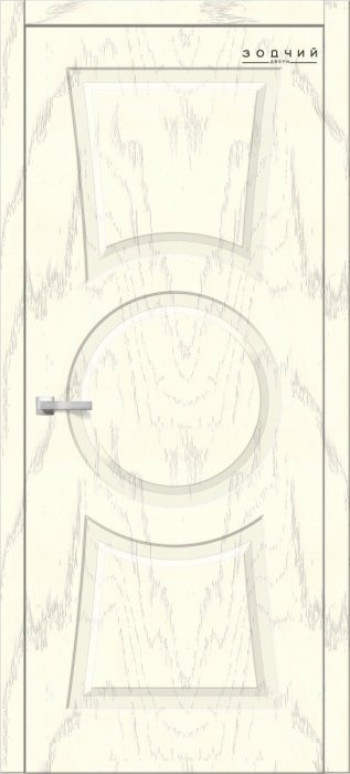 Дверь межкомнатная ЗОДЧИЙ ТВИСТ 10 ПГ Дуб опаловый
