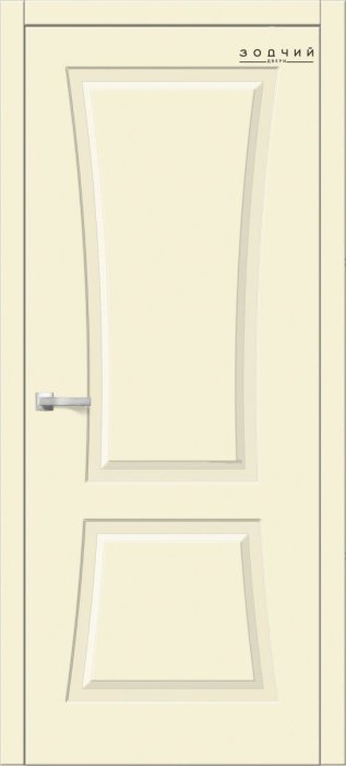 Дверь межкомнатная ЗОДЧИЙ ТВИСТ 2 ПГ Шагрень латте