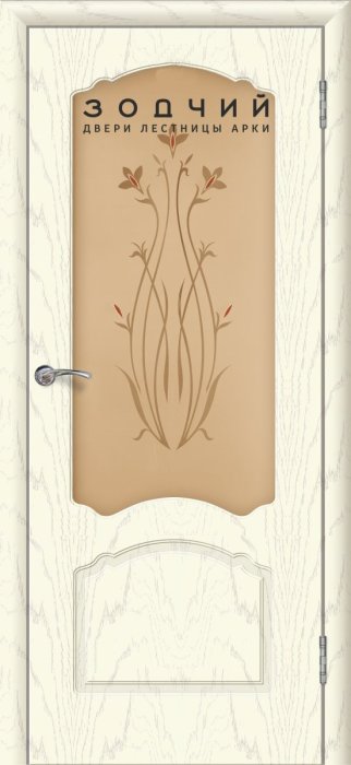 Дверь межкомнатная ЗОДЧИЙ НАТАЛИ ПО Дуб опаловый