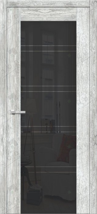 Дверь межкомнатная ЗОДЧИЙ ИТАЛЬЯНО 6 ПО Дуб серый винтажный