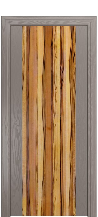 Дверь межкомнатная Порта Алекс КАНТРИ 1 Темно-серый вставка Марблвуд шпон