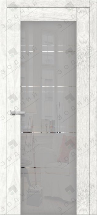 Дверь межкомнатная ЗОДЧИЙ ИТАЛЬЯНО 6 ПО Бьянка белая