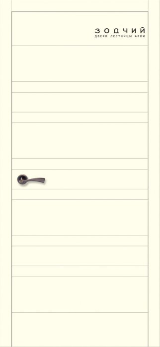 Дверь межкомнатная ЗОДЧИЙ АВЕНЮ 23 ПГ Шагрень латте