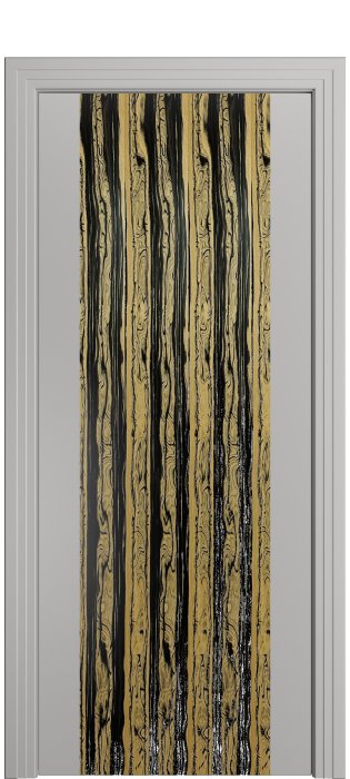 Дверь межкомнатная Порта Алекс КАНТРИ 1 Грей вставка эспрессо эмаль