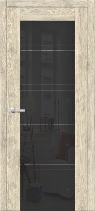 Дверь межкомнатная ЗОДЧИЙ ИТАЛЬЯНО 6 ПО Ива белая