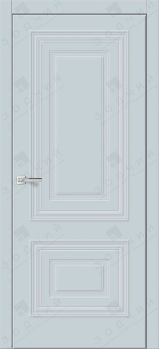 Дверь межкомнатная ЗОДЧИЙ КВИН ТВИН ПГ Софт голубой