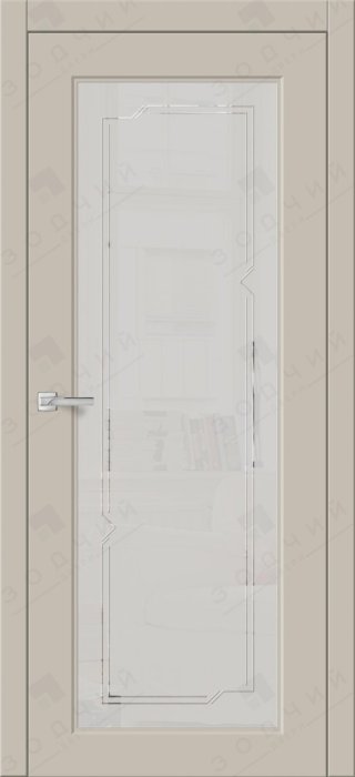 Дверь межкомнатная ЗОДЧИЙ ИТАЛЬЯНО СЛОУП 1 ПО Бежевый софт