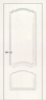 Дверь межкомнатная ЗОДЧИЙ НАТАЛИ ШИК ПГ Шагрень белая