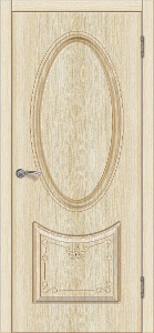 Дверь межкомнатная ЗОДЧИЙ КОРОНА ПГ Дуб беленый