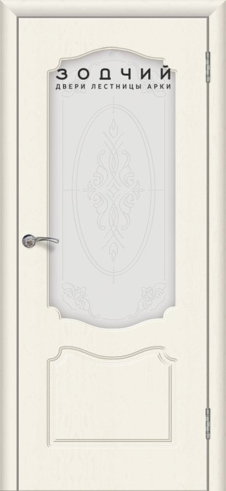 Дверь межкомнатная ЗОДЧИЙ МАРИЯ ПО Ясень белая