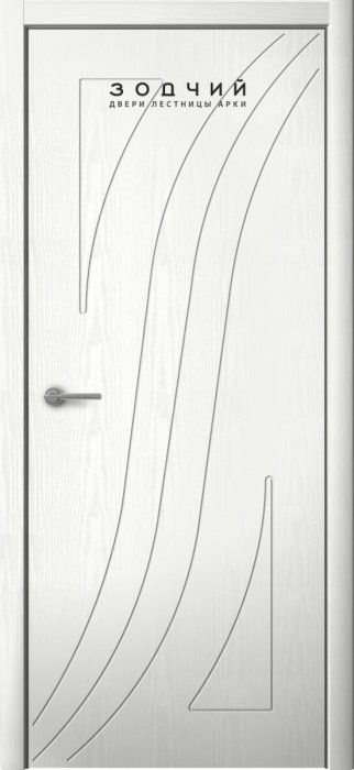 Дверь межкомнатная ЗОДЧИЙ ИМОЛА 3 ПГ Ива белая
