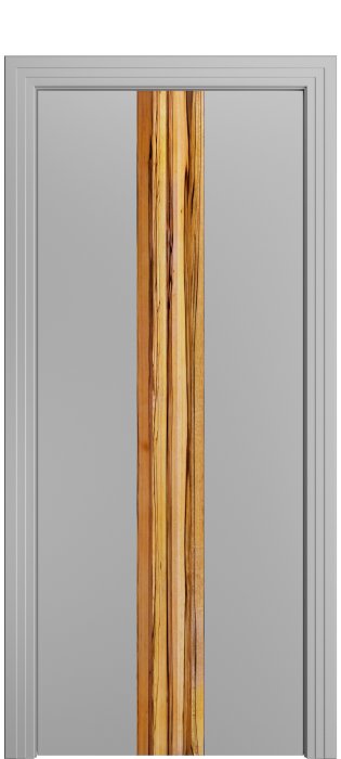 Дверь межкомнатная Порта Алекс КАНТРИ 2 Светло-серый вставка Марблвуд эмаль