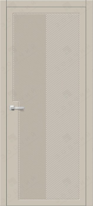 Дверь межкомнатная ЗОДЧИЙ УНИКА 8 ПГ Капучино софт