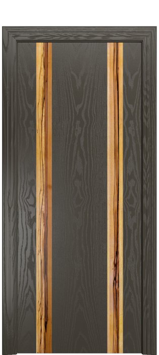 Дверь межкомнатная Порта Алекс КАНТРИ 4 Гриджио вставка Марблвуд шпон