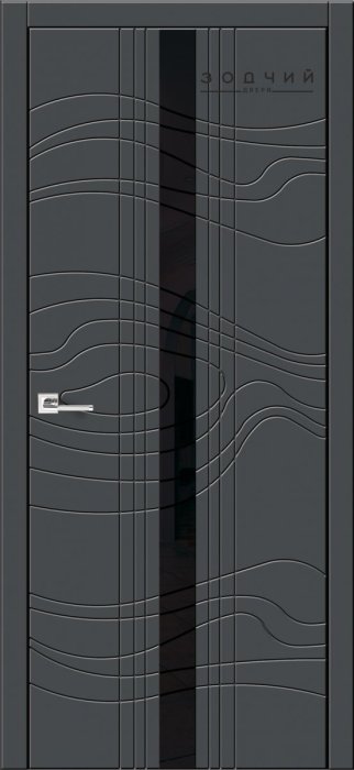 Дверь межкомнатная ЗОДЧИЙ АВЕНЮ 4 ПО фрезерованное Эспрессо софт