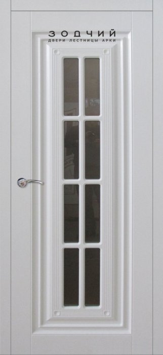 Дверь межкомнатная ЗОДЧИЙ АФИНА 8 ПО Софт тальк стекло тонированное матированное