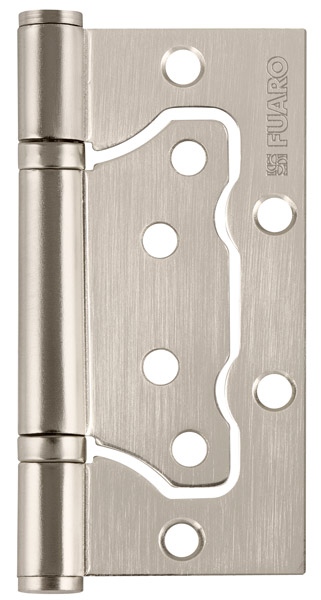Петля Fuaro (Фуаро) универсальная без врезки IN4500W SN (500-2BB 100x2,5) мат. никель