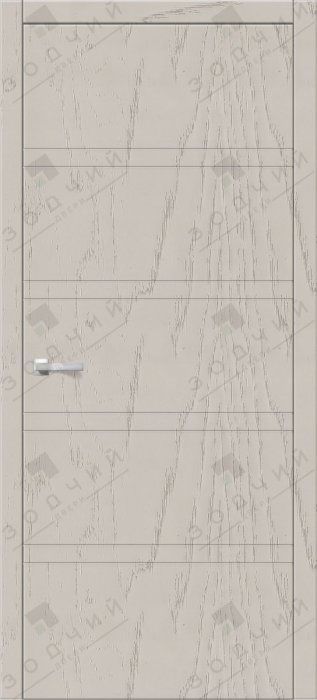 Дверь межкомнатная ЗОДЧИЙ ИТАЛЬЯНО 6 ПГ Дуб оникс