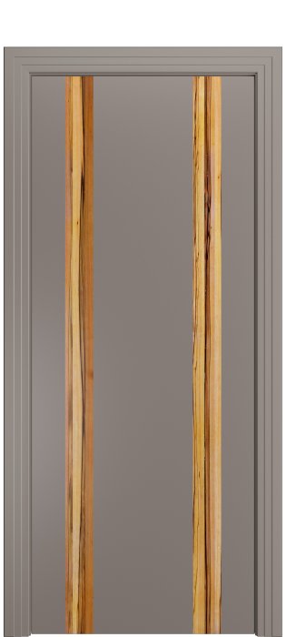 Дверь межкомнатная Порта Алекс КАНТРИ 4 Темно-серый вставка Марблвуд эмаль
