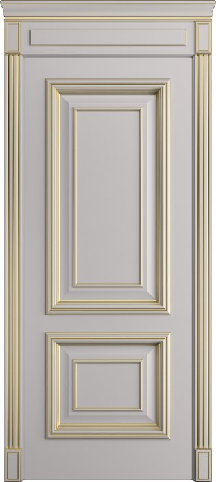 Дверь межкомнатная Порта Алекс КЛАССИКА 10 Агат патина золото эмаль