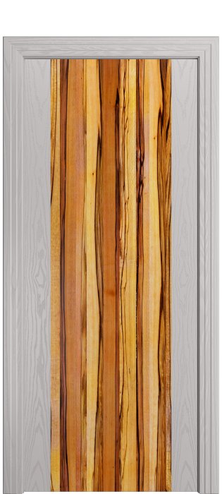 Дверь межкомнатная Порта Алекс КАНТРИ 1 Агат вставка Марблвуд шпон