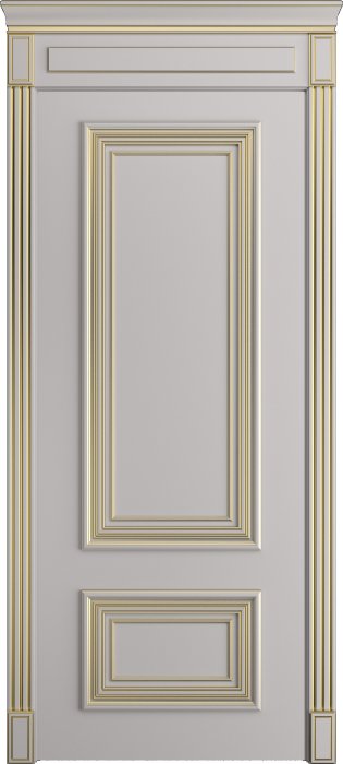 Дверь межкомнатная Порта Алекс КЛАССИКА 11 Агат патина золото эмаль