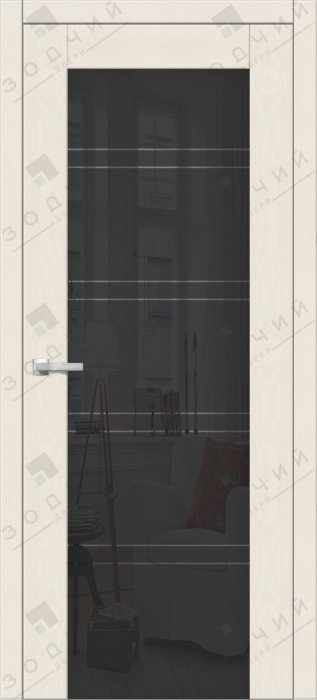 Дверь межкомнатная ЗОДЧИЙ ИТАЛЬЯНО 6 ПО Молочный вуд