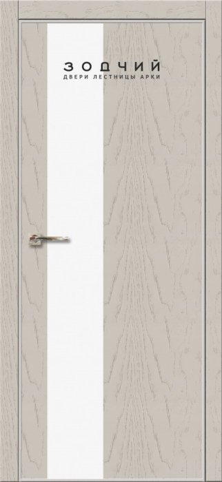 Дверь межкомнатная ЗОДЧИЙ МЕГАПОЛИС В2 ПГ Дуб оникс