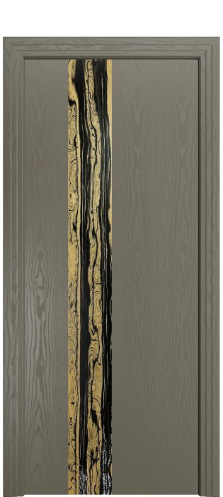 Дверь межкомнатная Порта Алекс КАНТРИ 3  Дюна вставка эспрессо шпон