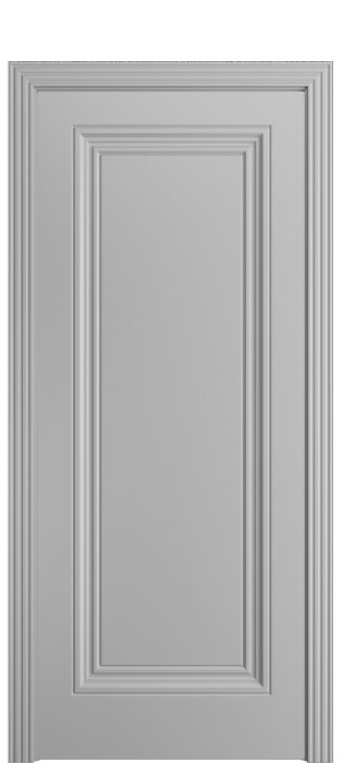 Дверь межкомнатная Порта Алекс Премиум 1 Светло-серая эмаль