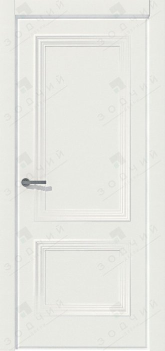 Дверь межкомнатная ЗОДЧИЙ КВИН 2 ПГ Шагрень молочная