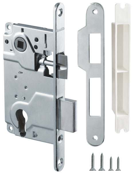 Корпус врезного Armadillo (Армадилло) замка c защёлкой METLH25-50 Box (LH 25-50) CP хром