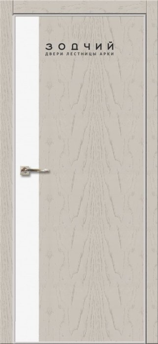 Дверь межкомнатная ЗОДЧИЙ МЕГАПОЛИС В22 ПГ Дуб оникс
