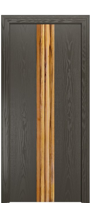 Дверь межкомнатная Порта Алекс КАНТРИ 2 Гриджио вставка Марблвуд шпон