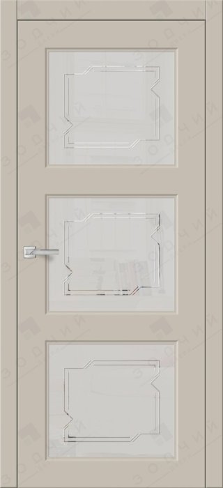 Дверь межкомнатная ЗОДЧИЙ ИТАЛЬЯНО СЛОУП 3 ПО Шагрень бежевая