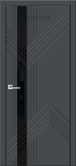 Дверь межкомнатная ЗОДЧИЙ АВЕНЮ 5 ПО фрезерованное Эспрессо софт