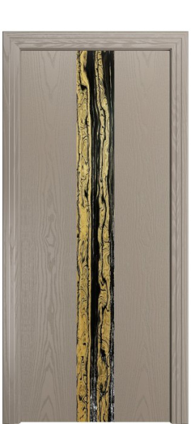 Дверь межкомнатная Порта Алекс КАНТРИ 2 Латте вставка эспрессо шпон