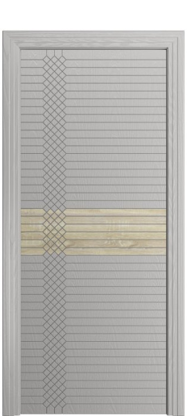 Дверь межкомнатная Порта Алекс ПОРТА 2 Грей вставка CPL шпон