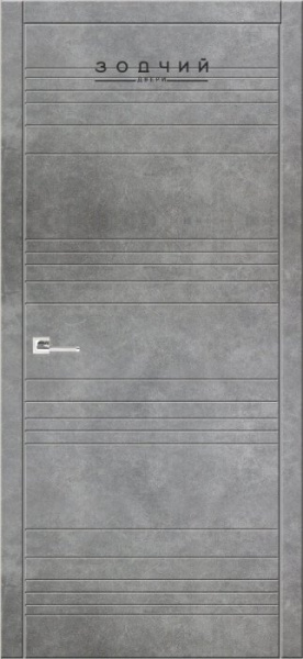 Дверь межкомнатная ЗОДЧИЙ АВЕНЮ 1 Бетон темный