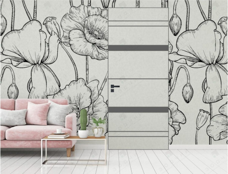 Комплект двери межкомнатной ЗОДЧИЙ скрытого монтажа Basic ПВХ