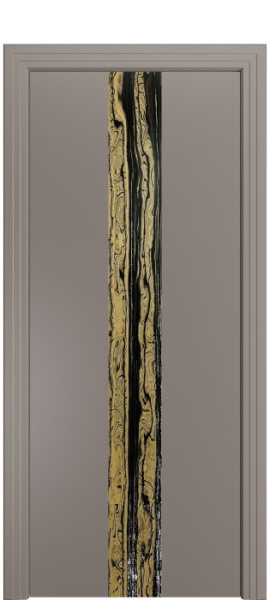 Дверь межкомнатная Порта Алекс КАНТРИ 2 Темно-серый вставка эспрессо эмаль