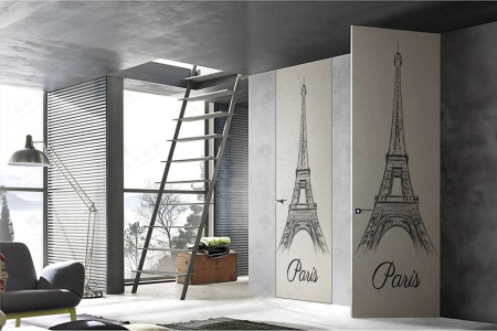 Комплект двери межкомнатной ЗОДЧИЙ скрытого монтажа Basic ПВХ