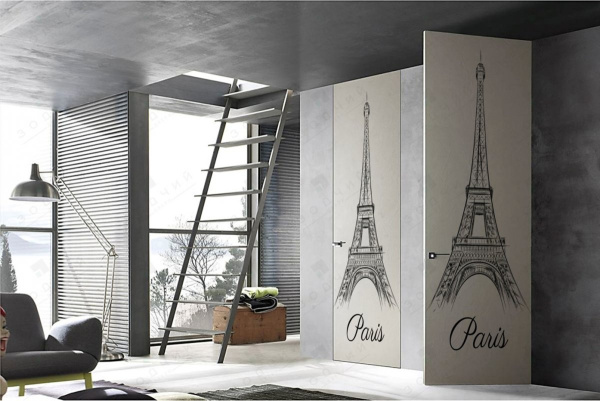 Комплект двери межкомнатной ЗОДЧИЙ скрытого монтажа Basic ПВХ