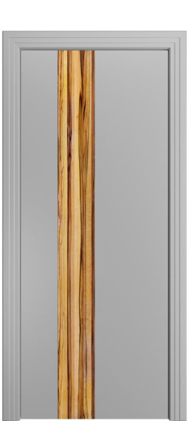 Дверь межкомнатная Порта Алекс КАНТРИ 3 Светло-серый вставка Марблвуд эмаль