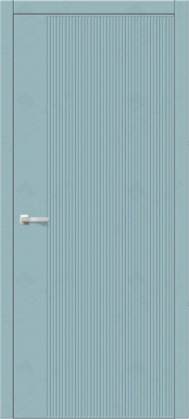 Дверь межкомнатная ЗОДЧИЙ УНИКА 6 ПГ Софт голубой