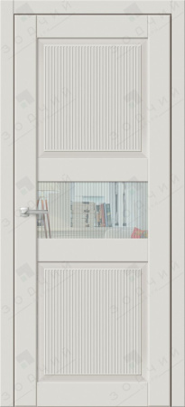 Дверь межкомнатная ЗОДЧИЙ КАНТРИ 3 ПО Бьянка белая