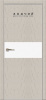 Дверь межкомнатная ЗОДЧИЙ МЕГАПОЛИС Г20 ПГ Дуб оникс вставка МДФ Софт тальк